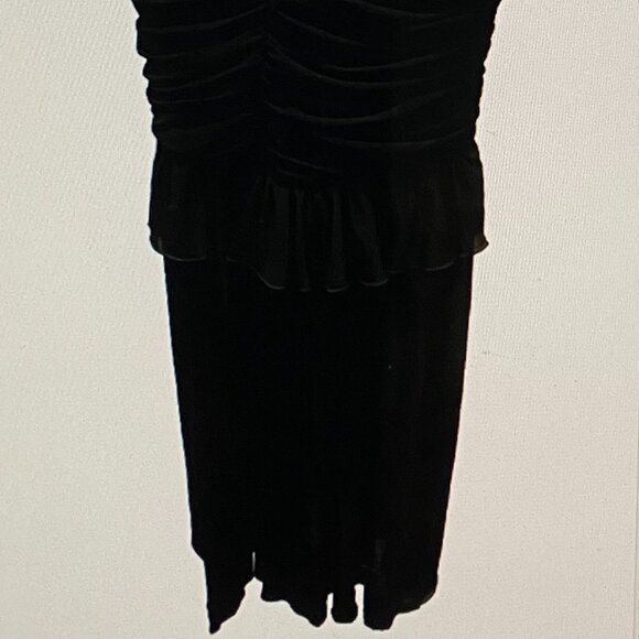 MAJORELLE REVOLVE BLACK STRAPLESS RUCHED DESIGN MAXI NWT SZ S - Picture 12 of 13
